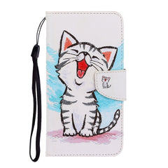 3D Colored Drawing Horizontal Flip PU Leather Case with Holder & Card Slots & Wallet, For iPhone XS Max