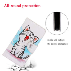 3D Colored Drawing Horizontal Flip PU Leather Case with Holder & Card Slots & Wallet, For iPhone XS Max