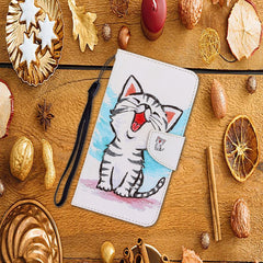 3D Colored Drawing Horizontal Flip PU Leather Case with Holder & Card Slots & Wallet, For iPhone XS Max