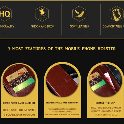 idewei Crazy Horse Texture Horizontal Flip Leather Phone Case with Holder & Card Slots & Wallet, For Google Pixel 6, For Google Pixel 6 Pro, For OPPO A55