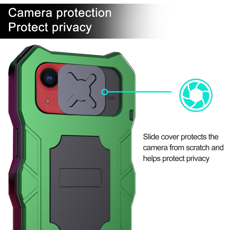 Camshield Shockproof Waterproof Dustproof Metal Case with Holder, For iPhone 13 mini, For iPhone 13, For iPhone 13 Pro, For iPhone 13 Pro Max, For iPhone 12 / 12 Pro, For iPhone 12 Pro Max