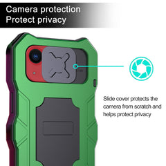 Camshield Shockproof Waterproof Dustproof Metal Case with Holder, For iPhone 13 mini, For iPhone 13, For iPhone 13 Pro, For iPhone 13 Pro Max