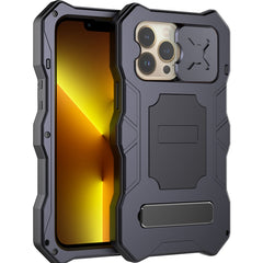 Camshield Shockproof Waterproof Dustproof Metal Case with Holder, For iPhone 13 mini, For iPhone 13, For iPhone 13 Pro, For iPhone 13 Pro Max
