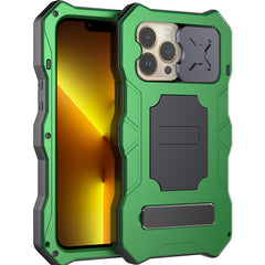 Camshield Shockproof Waterproof Dustproof Metal Case with Holder, For iPhone 13 mini, For iPhone 13, For iPhone 13 Pro, For iPhone 13 Pro Max