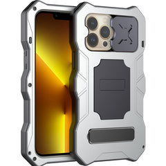 Camshield Shockproof Waterproof Dustproof Metal Case with Holder, For iPhone 13 mini, For iPhone 13, For iPhone 13 Pro, For iPhone 13 Pro Max