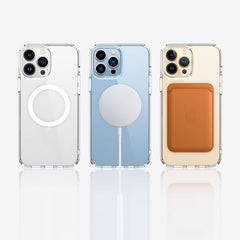 Crystal Clear Series MagSafe TPU Magnetic Phone Case, For iPhone 12 mini, For iPhone 12 / 12 Pro, For iPhone 12 Pro Max, For iPhone 13 mini, For iPhone 13, For iPhone 13 Pro, For iPhone 13 Pro Max