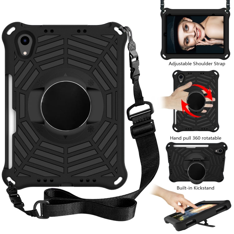 Spider King EVA Tablet Case with Shoulder Strap & Holder & Pen Slot, For iPad mini 2024 / mini 6