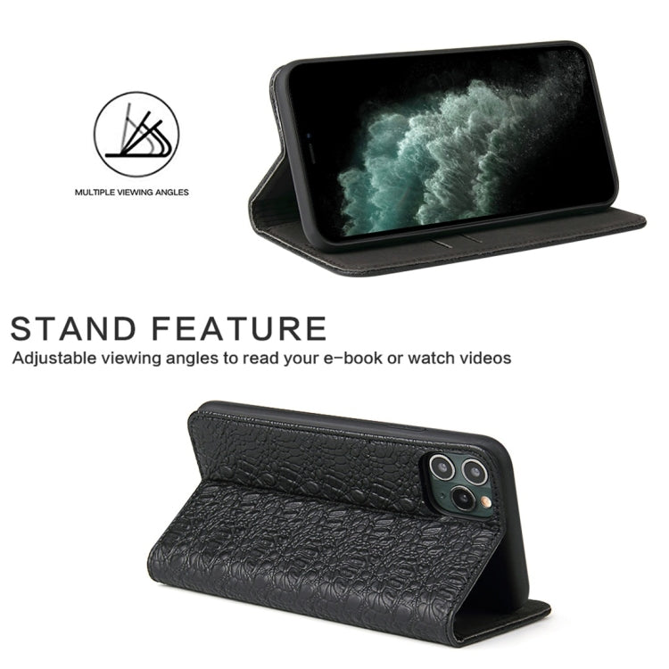 Crocodile Texture PC + TPU Horizontal Flip Leather Case with Holder & Card Slots & Wallet, For iPhone 11 Pro, For iPhone 11, For iPhone 11 Pro Max, For iPhone X / XS, For iPhone XR, For iPhone XS Max