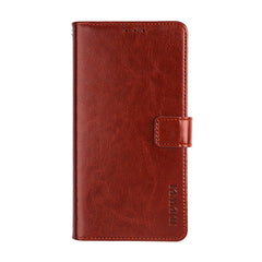 idewei Crazy Horse Texture Leather Phone Case with Holder & Card Slots & Wallet, For OPPO K9s, For Oukitel C25, For OPPO Realme GT Neo2