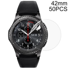 50 PCS Soft Hydrogel Film Watch Screen Protector, For Samsung Galaxy Watch Active 1 / 2 40mm, For Samsung Gear S3 42mm, For Samsung Gear S3 46mm