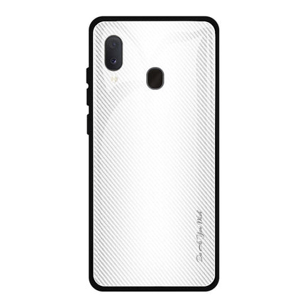 Texture Gradient Glass Protective Case, For Galaxy A20 / A30, For Galaxy A50, For Galaxy A80 / A90, For Galaxy Note 9