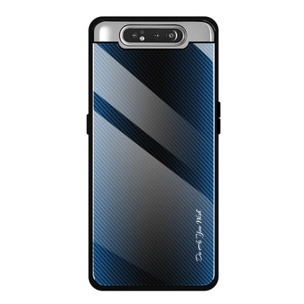 Texture Gradient Glass Protective Case, For Galaxy A20 / A30, For Galaxy A50, For Galaxy A80 / A90, For Galaxy Note 9