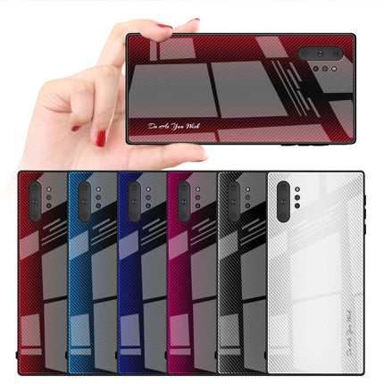 Texture Gradient Glass Protective Case, For Galaxy Note 10 Pro, For Galaxy S10, For iPhone SE 2022 / SE 2020 / 8 / 7, For iPhone XS Max