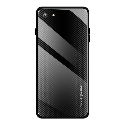 Texture Gradient Glass Protective Case, For Galaxy Note 10 Pro, For Galaxy S10, For iPhone SE 2022 / SE 2020 / 8 / 7, For iPhone XS Max