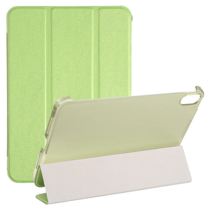 Silk Texture Three-fold Horizontal Flip Leather Tablet Case with Holder, For iPad mini 2024 / mini 6