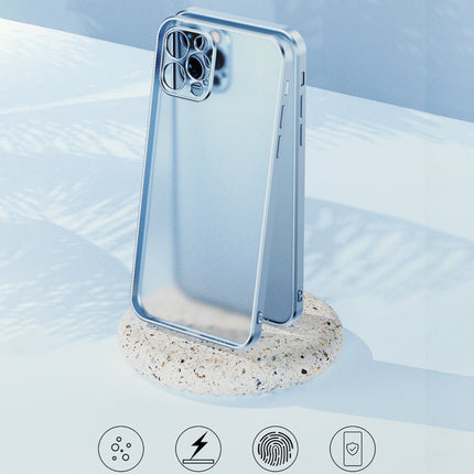 Electroplated Frosted Phone Case, For iPhone 13 Pro Max