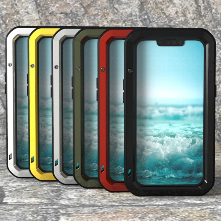 LOVE MEI Metal Shockproof Waterproof Dustproof Protective Phone Case, For iPhone 13 mini, For iPhone 13, For iPhone 13 Pro, For iPhone 13 Pro Max