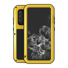 LOVE MEI Metal Shockproof Waterproof Dustproof Protective Phone Case with Glass, For Huawei P50, For Samsung Galaxy S21 FE