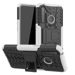 Tire Texture Shockproof TPU+PC Protective Case with Holder, For OPPO Realme 5 Pro, For OPPO Realme 5, For OPPO Realme X