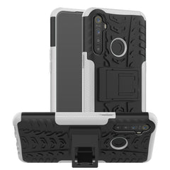 Tire Texture Shockproof TPU+PC Protective Case with Holder, For OPPO Realme 5 Pro, For OPPO Realme 5, For OPPO Realme X