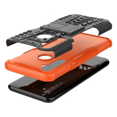 Tire Texture Shockproof TPU+PC Protective Case with Holder, For OPPO Realme 5, For Xiaomi Redmi Note 8 Pro, For Xiaomi Redmi Note 8, For Galaxy A20s, For Galaxy A70s