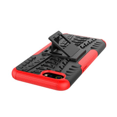 Tire Texture Shockproof TPU+PC Protective Case with Holder, For OPPO Realme C2, For OPPO Reno2, For OPPO Realme 3 Pro, For Xiaomi Redmi Note 8 Pro