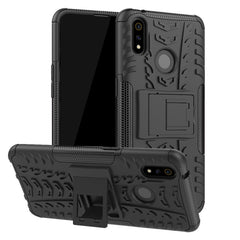 Tire Texture Shockproof TPU+PC Protective Case with Holder, For OPPO Realme C2, For OPPO Reno2, For OPPO Realme 3 Pro, For Xiaomi Redmi Note 8 Pro