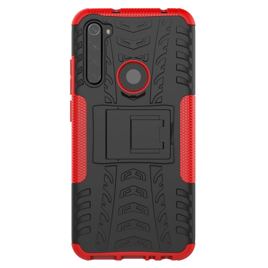 Tire Texture Shockproof TPU+PC Protective Case with Holder, For Xiaomi Redmi Note 8, For Galaxy A10s, For Galaxy A20s, For Galaxy A70s