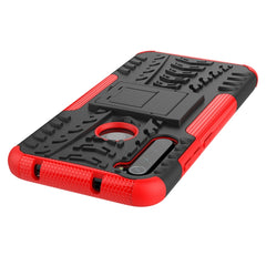 Tire Texture Shockproof TPU+PC Protective Case with Holder, For Xiaomi Redmi Note 8, For Galaxy A10s, For Galaxy A20s, For Galaxy A70s