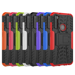 Tire Texture Shockproof TPU+PC Protective Case with Holder, For Xiaomi Redmi Note 8, For Galaxy A10s, For Galaxy A20s, For Galaxy A70s