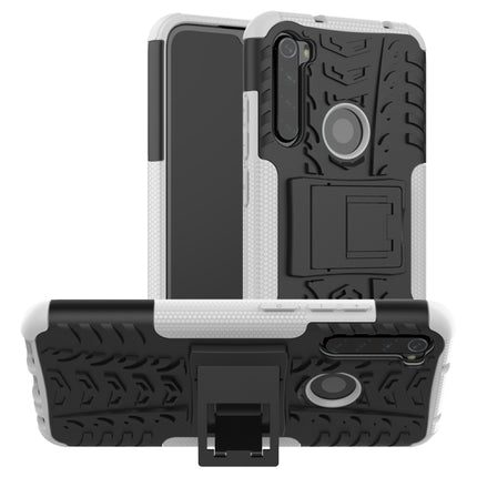 Tire Texture Shockproof TPU+PC Protective Case with Holder, For OPPO Realme 5, For Xiaomi Redmi Note 8 Pro, For Xiaomi Redmi Note 8, For Galaxy A20s, For Galaxy A70s
