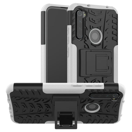 Tire Texture Shockproof TPU+PC Protective Case with Holder, For OPPO Realme 5, For Xiaomi Redmi Note 8 Pro, For Xiaomi Redmi Note 8, For Galaxy A20s, For Galaxy A70s