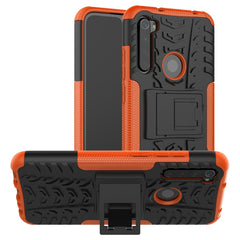 Tire Texture Shockproof TPU+PC Protective Case with Holder, For Xiaomi Redmi Note 8, For Galaxy A10s, For Galaxy A20s, For Galaxy A70s