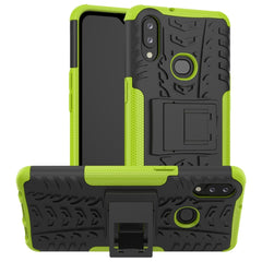 Tire Texture Shockproof TPU+PC Protective Case with Holder, For Xiaomi Redmi Note 8, For Galaxy A10s, For Galaxy A20s, For Galaxy A70s