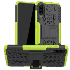 Tire Texture Shockproof TPU+PC Protective Case with Holder, For Xiaomi Redmi Note 8, For Galaxy A10s, For Galaxy A20s, For Galaxy A70s