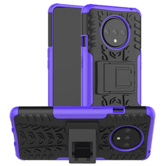 Tire Texture Shockproof TPU+PC Protective Case with Holder, For OnePlus 7T, For OnePlus 7T Pro, For LG V50S ThinQ 5G / G8X ThinQ