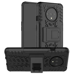 Tire Texture Shockproof TPU+PC Protective Case with Holder, For OnePlus 7T, For OnePlus 7T Pro, For LG V50S ThinQ 5G / G8X ThinQ