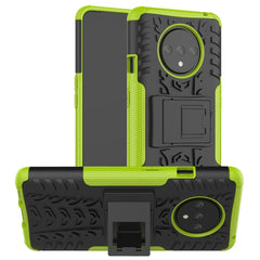 Tire Texture Shockproof TPU+PC Protective Case with Holder, For OnePlus 7T, For OnePlus 7T Pro, For LG V50S ThinQ 5G / G8X ThinQ