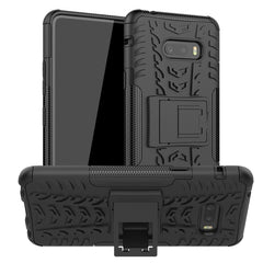 Tire Texture Shockproof TPU+PC Protective Case with Holder, For OnePlus 7T, For OnePlus 7T Pro, For LG V50S ThinQ 5G / G8X ThinQ