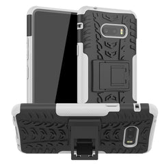 Tire Texture Shockproof TPU+PC Protective Case with Holder, For OnePlus 7T, For OnePlus 7T Pro, For LG V50S ThinQ 5G / G8X ThinQ