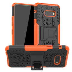 Tire Texture Shockproof TPU+PC Protective Case with Holder, For OnePlus 7T, For OnePlus 7T Pro, For LG V50S ThinQ 5G / G8X ThinQ