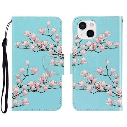 3D Colored Drawing Horizontal Flip Leather Phone Case, For iPhone 13 mini