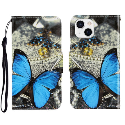 3D Colored Drawing Horizontal Flip Leather Phone Case, For iPhone 13 mini