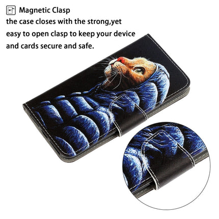 3D Colored Drawing Horizontal Flip Leather Phone Case, For iPhone 13