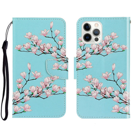 3D Colored Drawing Horizontal Flip Leather Phone Case, For iPhone 13 Pro Max