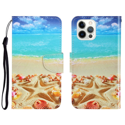 3D Colored Drawing Horizontal Flip Leather Phone Case, For iPhone 13 Pro Max