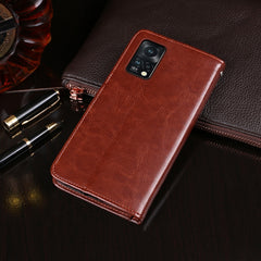 idewei Crazy Horse Texture Leather Case with Holder & Card Slots & Wallet, For Meizu 18x