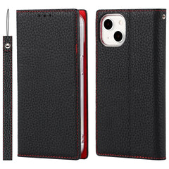 Litchi Texture Leather Phone Case With Lanyard & Holder & Card Slots & Wallet, For iPhone 13, For iPhone 13 mini, For iPhone 13 Pro, For iPhone 13 Pro Max