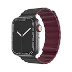 7 41mm / 6&SE&5&4 40mm / 3&2&1 38mm / Black + Wine Red