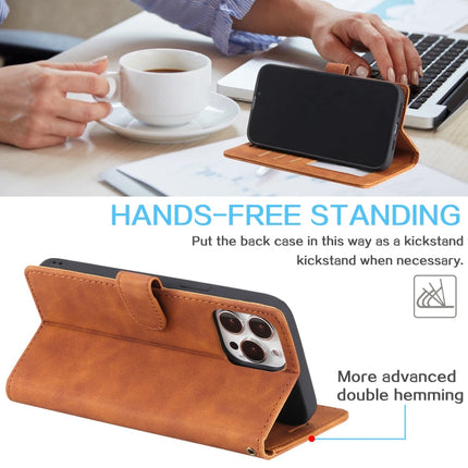 Skin Feel Anti-theft Brush Horizontal Flip Leather Phone Case, For iPhone13 Pro Max, For iPhone13 Pro, For iPhone13, For iPhone13 mini